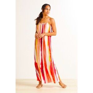 BB Dakota Steve Madden Bon Voyage Abstract Print Maxi Dress Size S